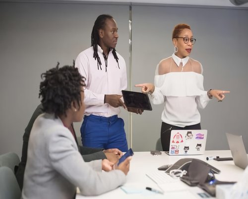 businesswoman at office